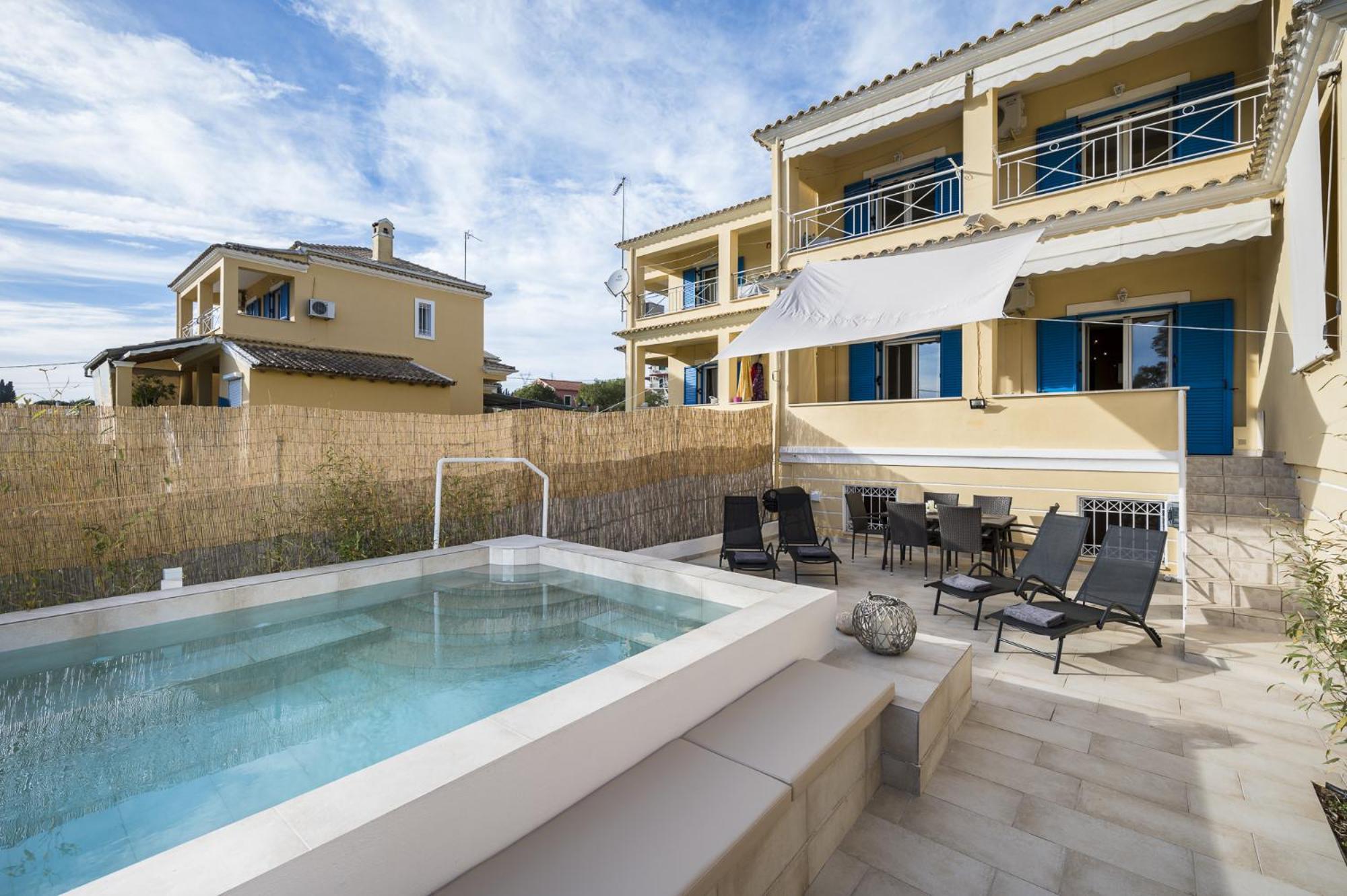 Villa Nina With Private Plunge Pool, 5Km To Corfu Town Exterior foto