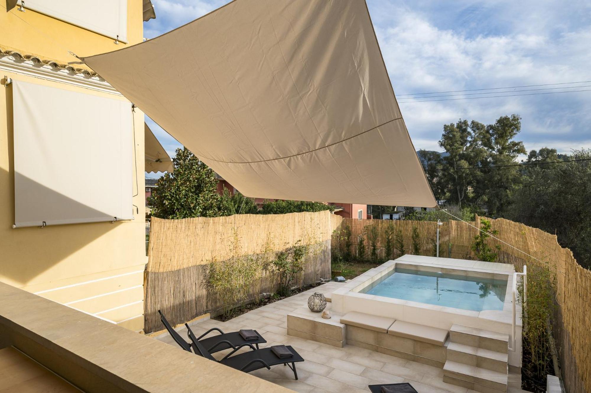 Villa Nina With Private Plunge Pool, 5Km To Corfu Town Exterior foto